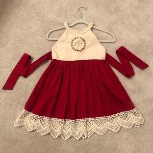 Girls’ holiday dress by Well Dressed Wolf